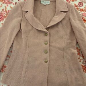 St. John Blush Pink Blazer